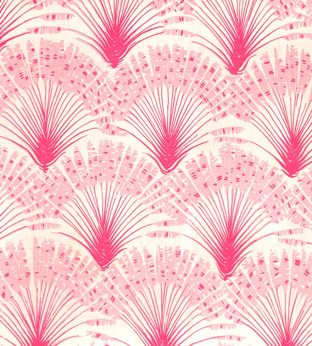 Brisa Fabric by Christopher Farr Cloth Hot Pink