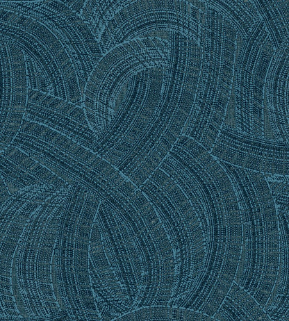 Brocade Fabric by Arley House Cyan