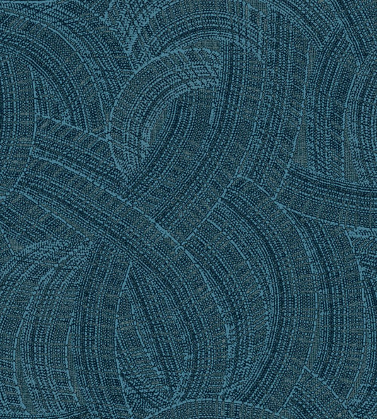 Brocade Fabric by Arley House Cyan