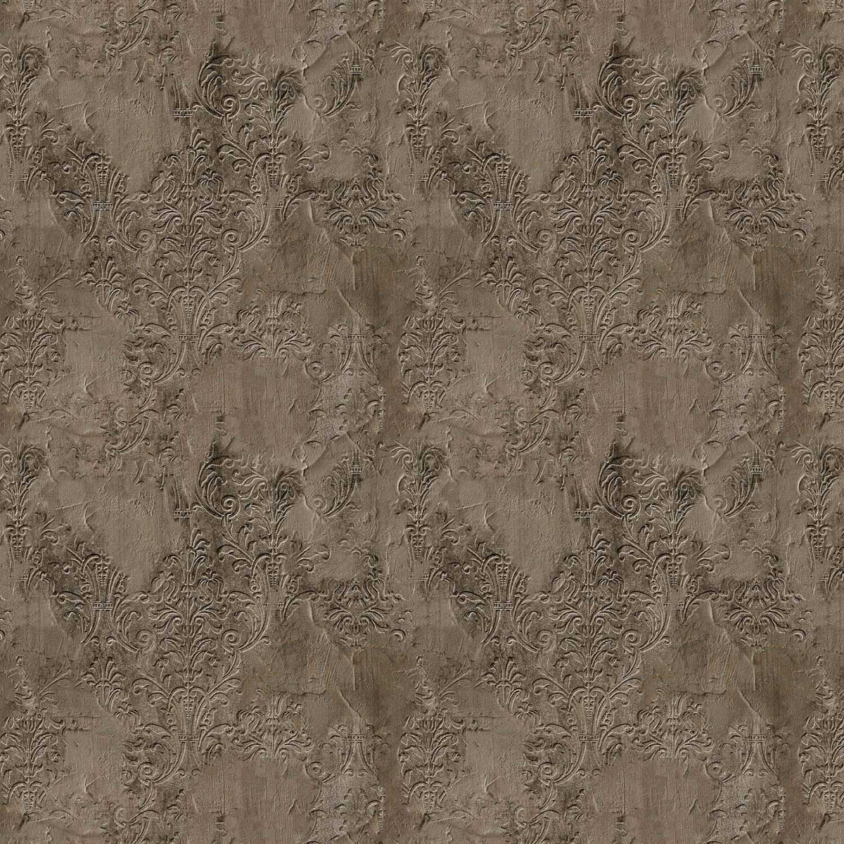 Brocade mural by Coordonné in Broken Wall, flat pattern view