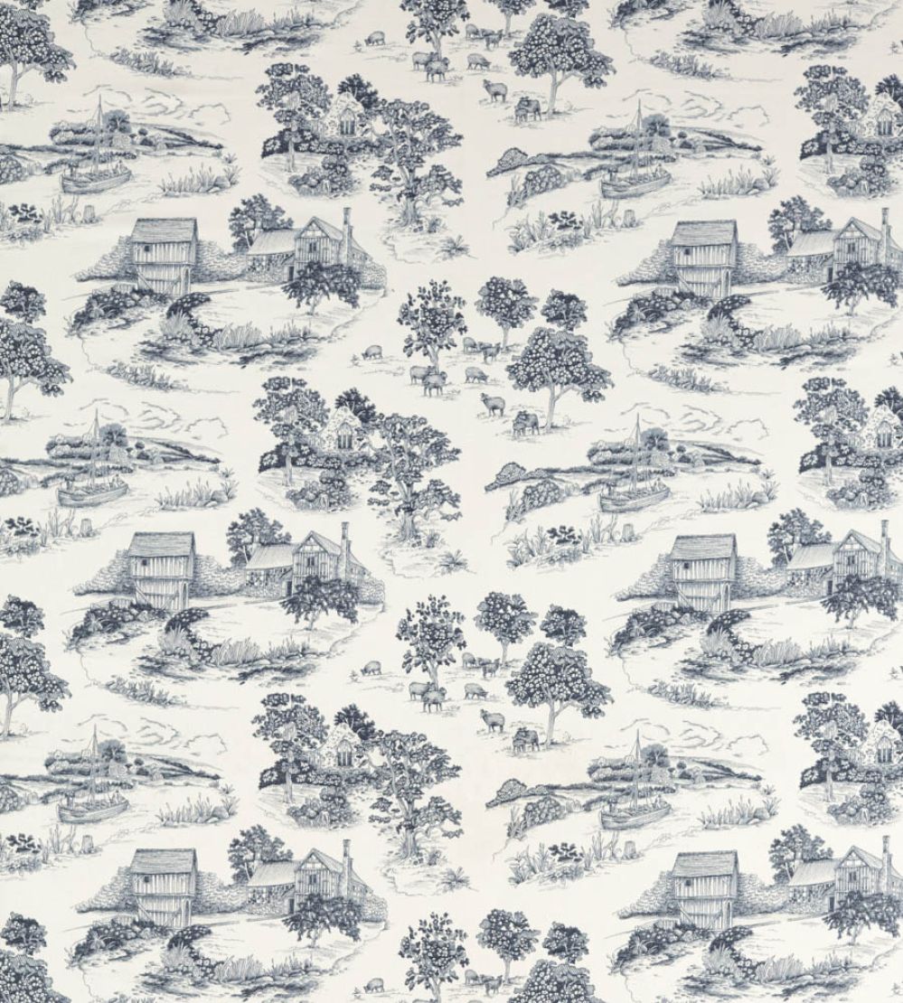 Brockhampton Estate Fabric by Sanderson Woad