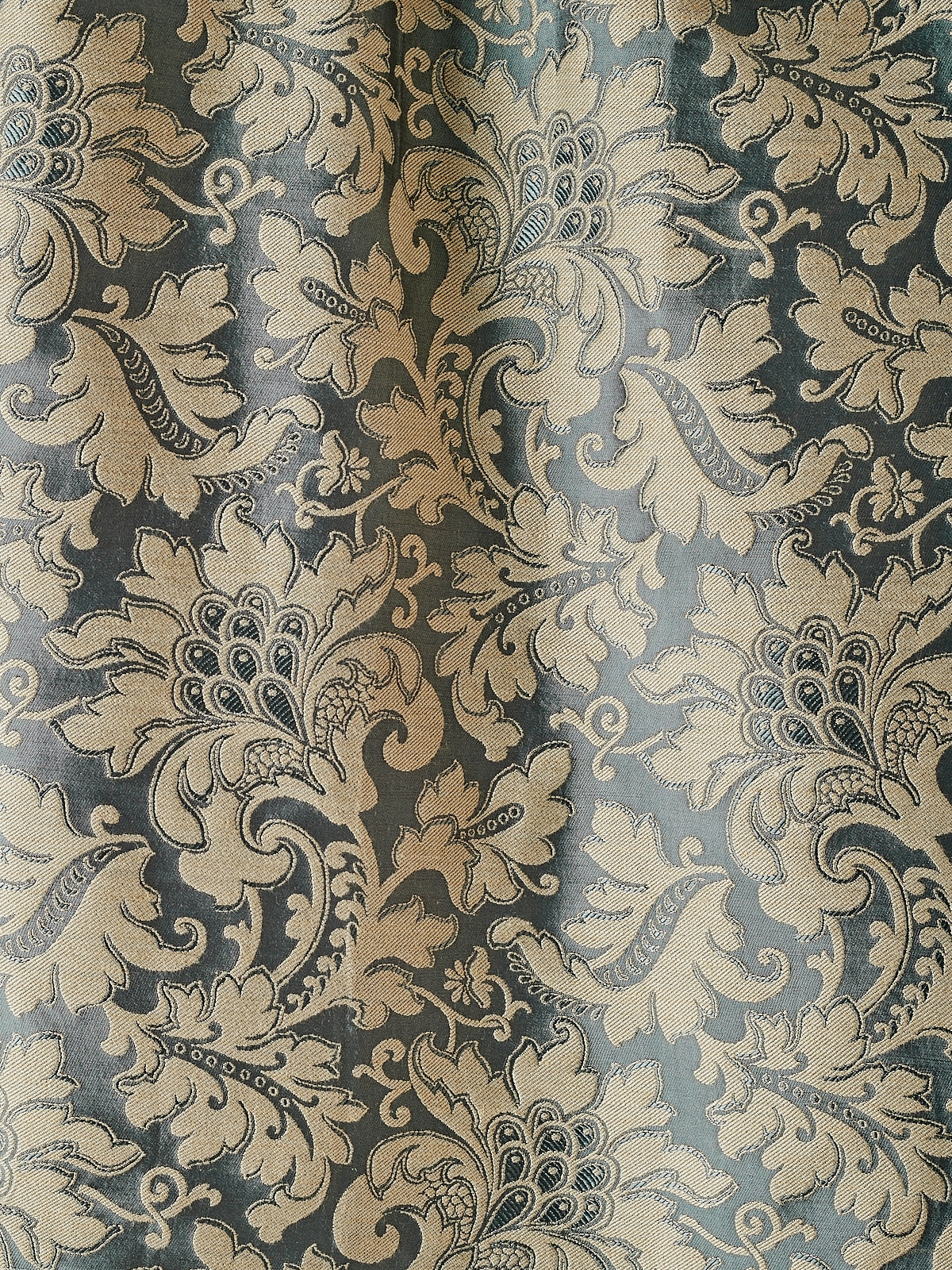 Brockhampton Fabric by Watts 1874 in Seaweed Parchment