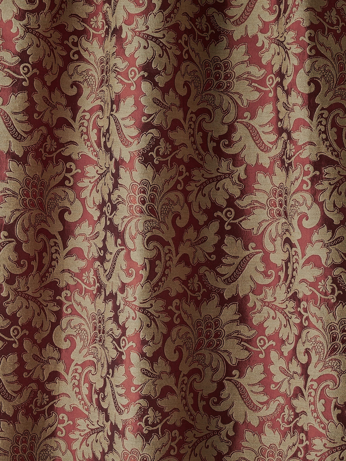 Brockhampton Fabric by Watts 1874 in Henna Granary
