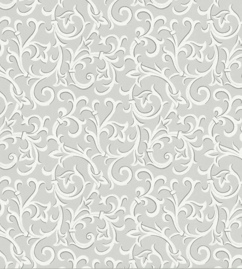 Brodsworth Wallpaper by 1838 Wallcoverings Grey