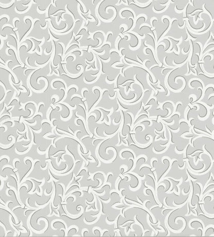 Brodsworth Wallpaper by 1838 Wallcoverings Grey