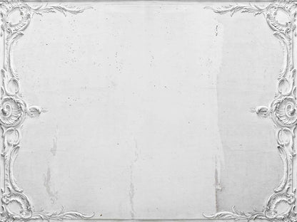 Broken mural by Coordonné in Ceiling White, flat pattern view