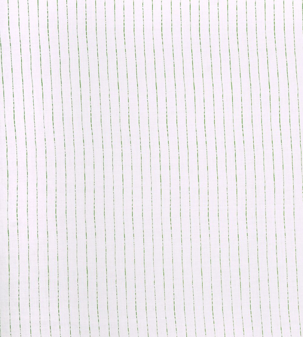 Broken Stripe Fabric by Christopher Farr Cloth Green