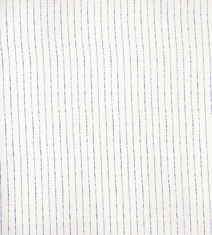 Broken Stripe Fabric by Christopher Farr Cloth Indigo