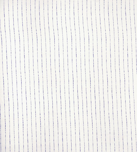 Broken Stripe Fabric by Christopher Farr Cloth Indigo