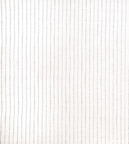 Broken Stripe Fabric by Christopher Farr Cloth Smoke