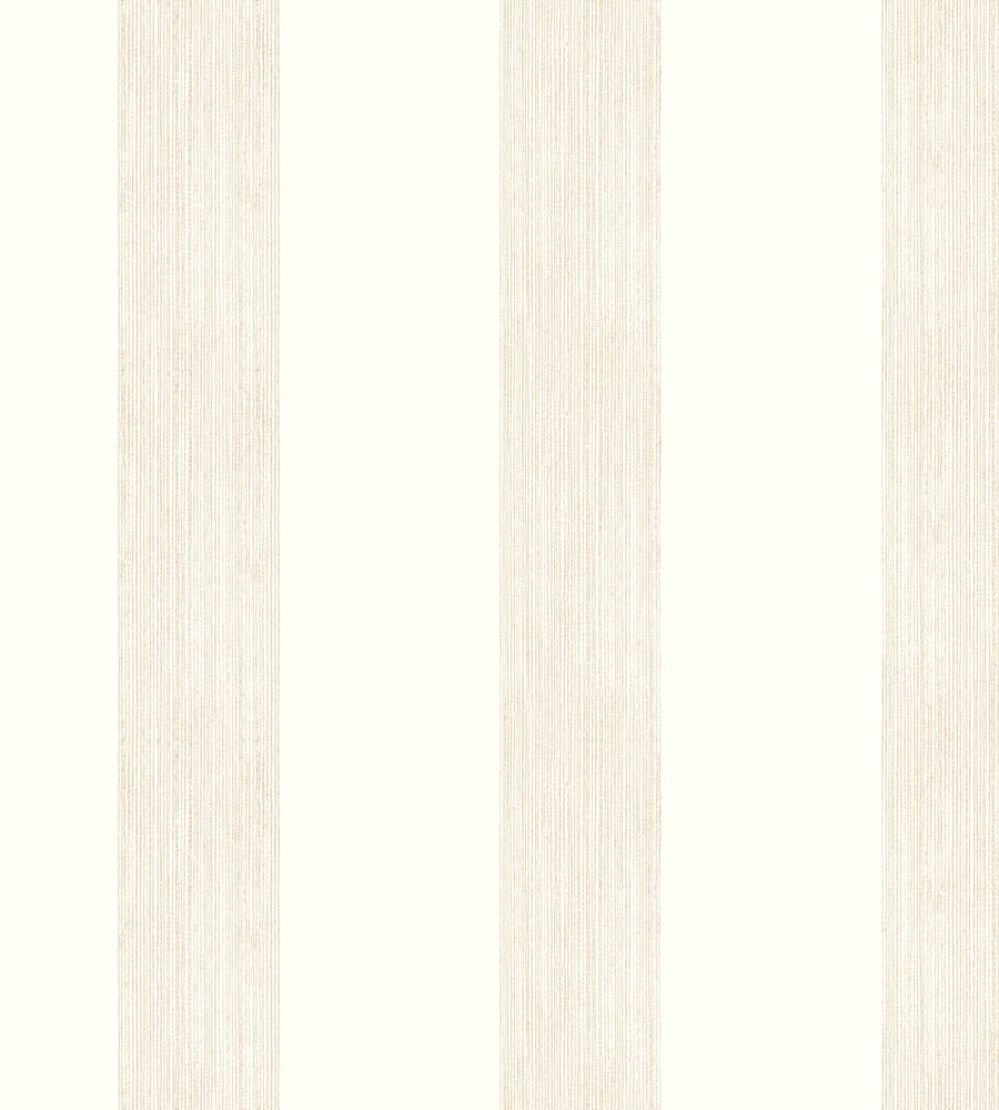 Brome Stripe Wallpaper by Christopher Farr Cloth Beige
