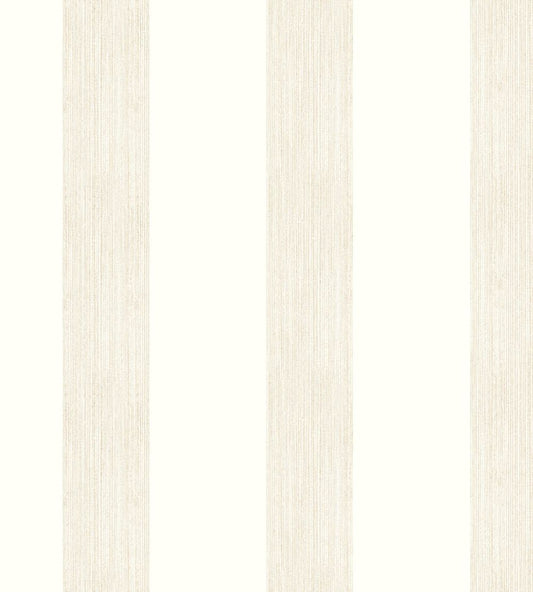 Brome Stripe Wallpaper by Christopher Farr Cloth Beige