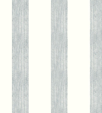 Brome Stripe Wallpaper by Christopher Farr Cloth Cobalt