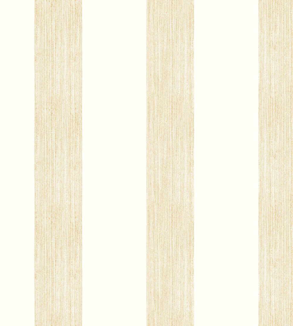 Brome Stripe Wallpaper by Christopher Farr Cloth Gold