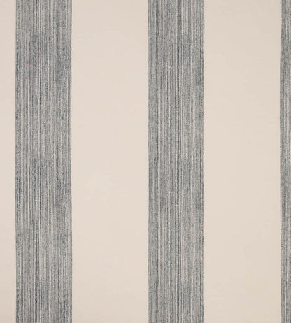 Brome Stripe Fabric by Christopher Farr Cloth Navy