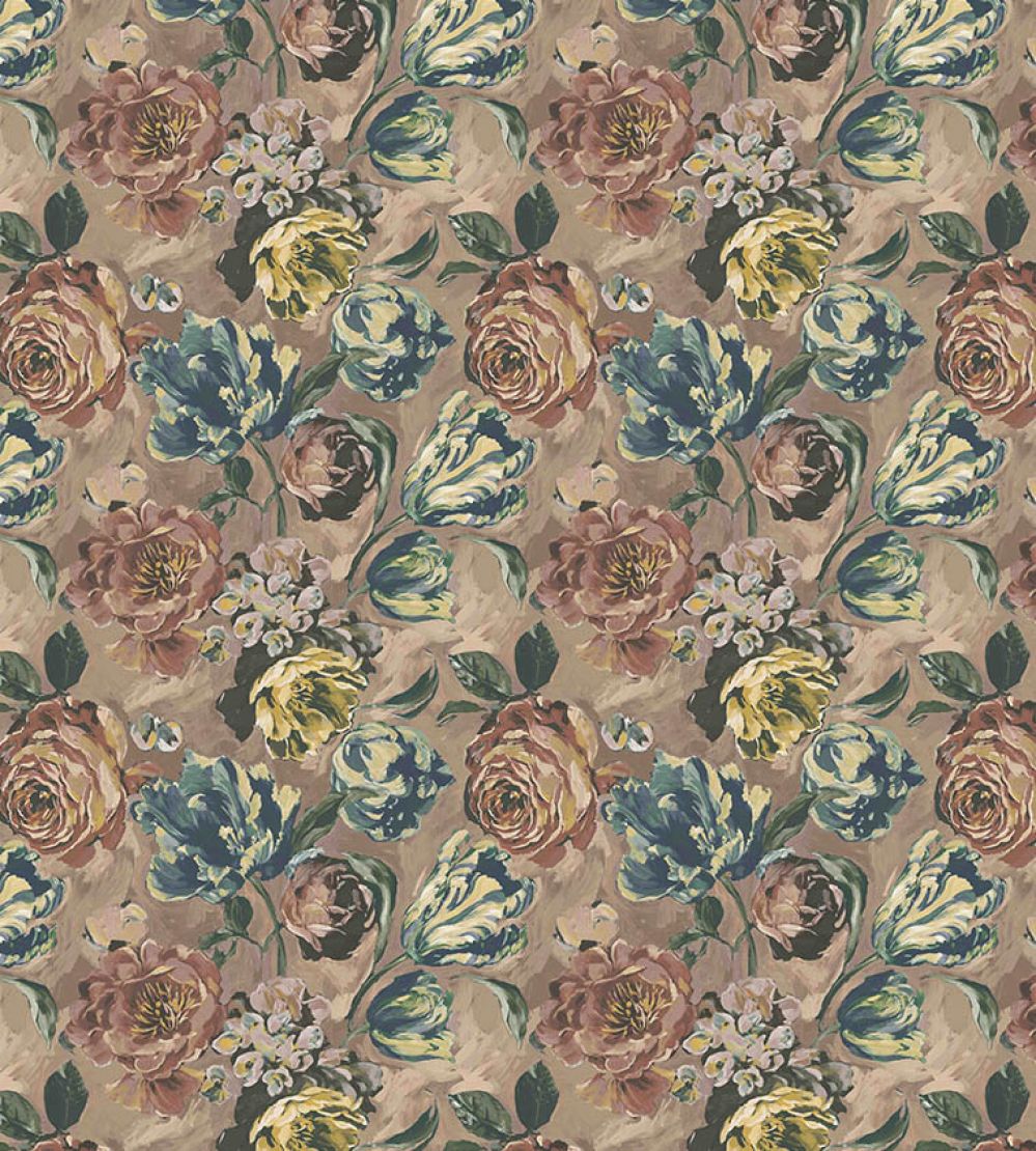 Bronte Wallpaper by Arley House Chalk Pink