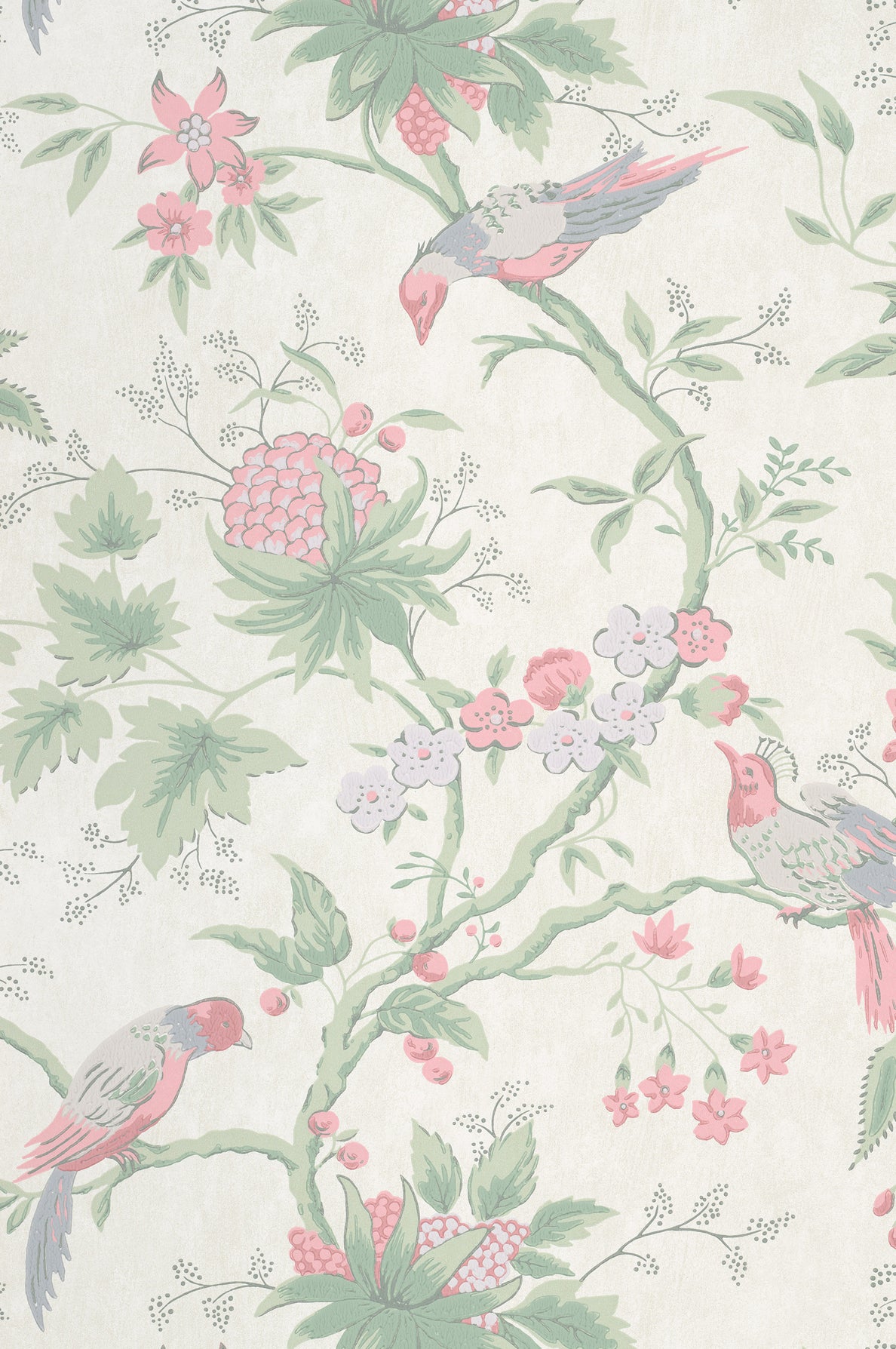 Brooke House wallpaper by Little Greene in Linen