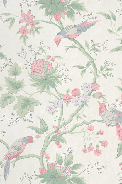 Brooke House wallpaper by Little Greene in Linen