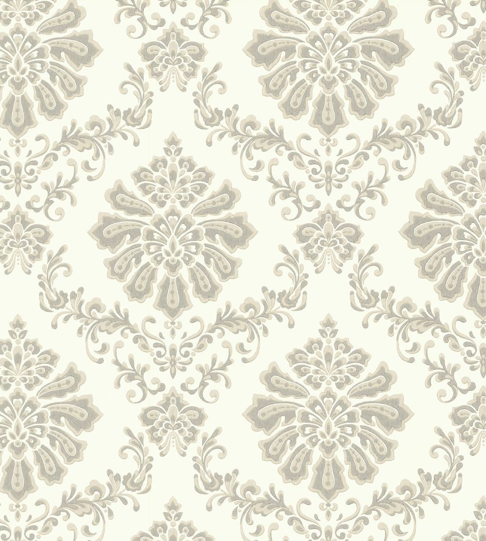 Broughton Wallpaper by 1838 Wallcoverings Grey