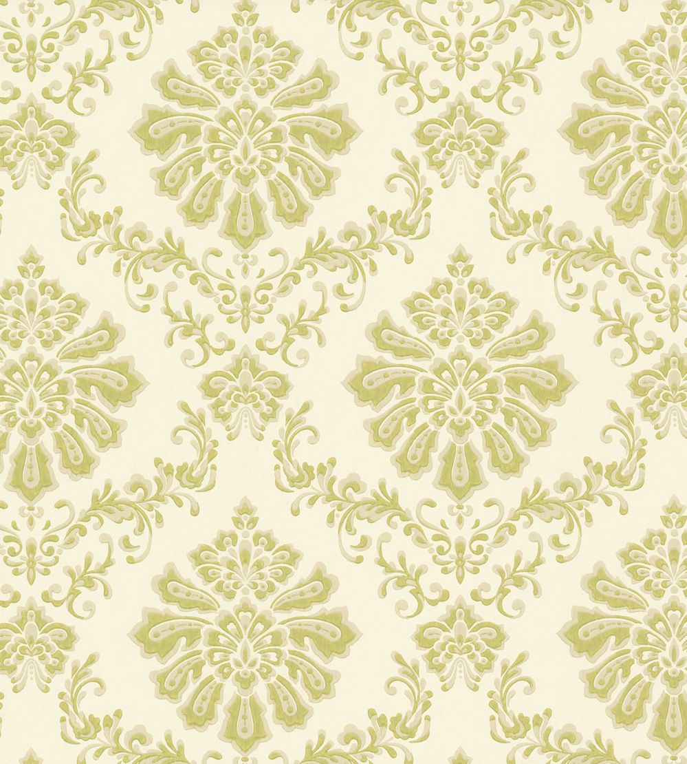 Broughton Wallpaper by 1838 Wallcoverings Lime Green