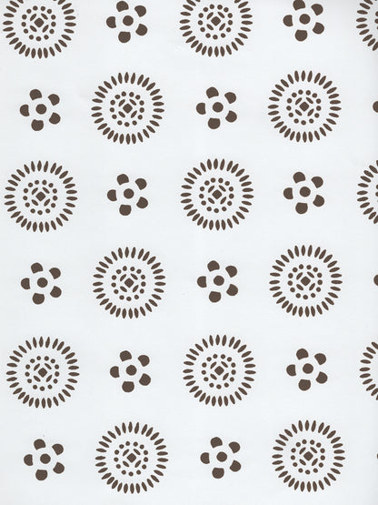 Cecil Brown on White Patent Vinyl wallpaper by China Seas
