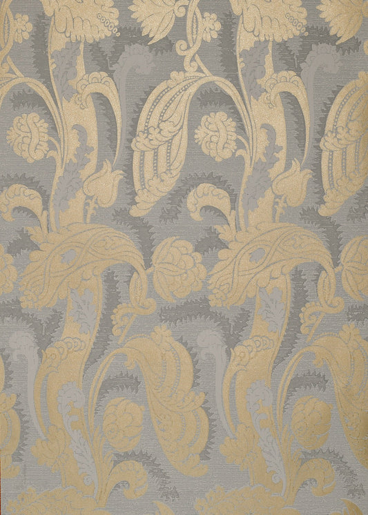 Bruges Wallpaper by Watts 1874 in Nimbus Grey Gold