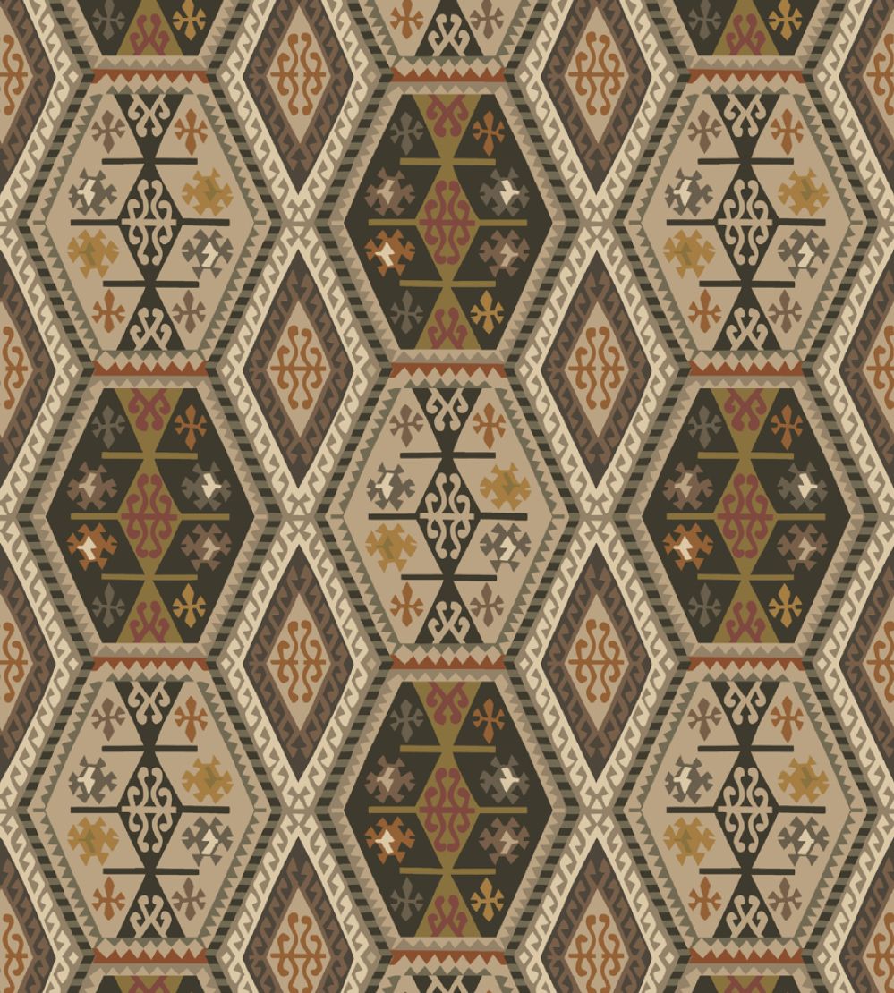Buckland Wallpaper by Mulberry Home Woodsmoke