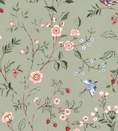 Bucolic Wallpaper by Coordonne Mint