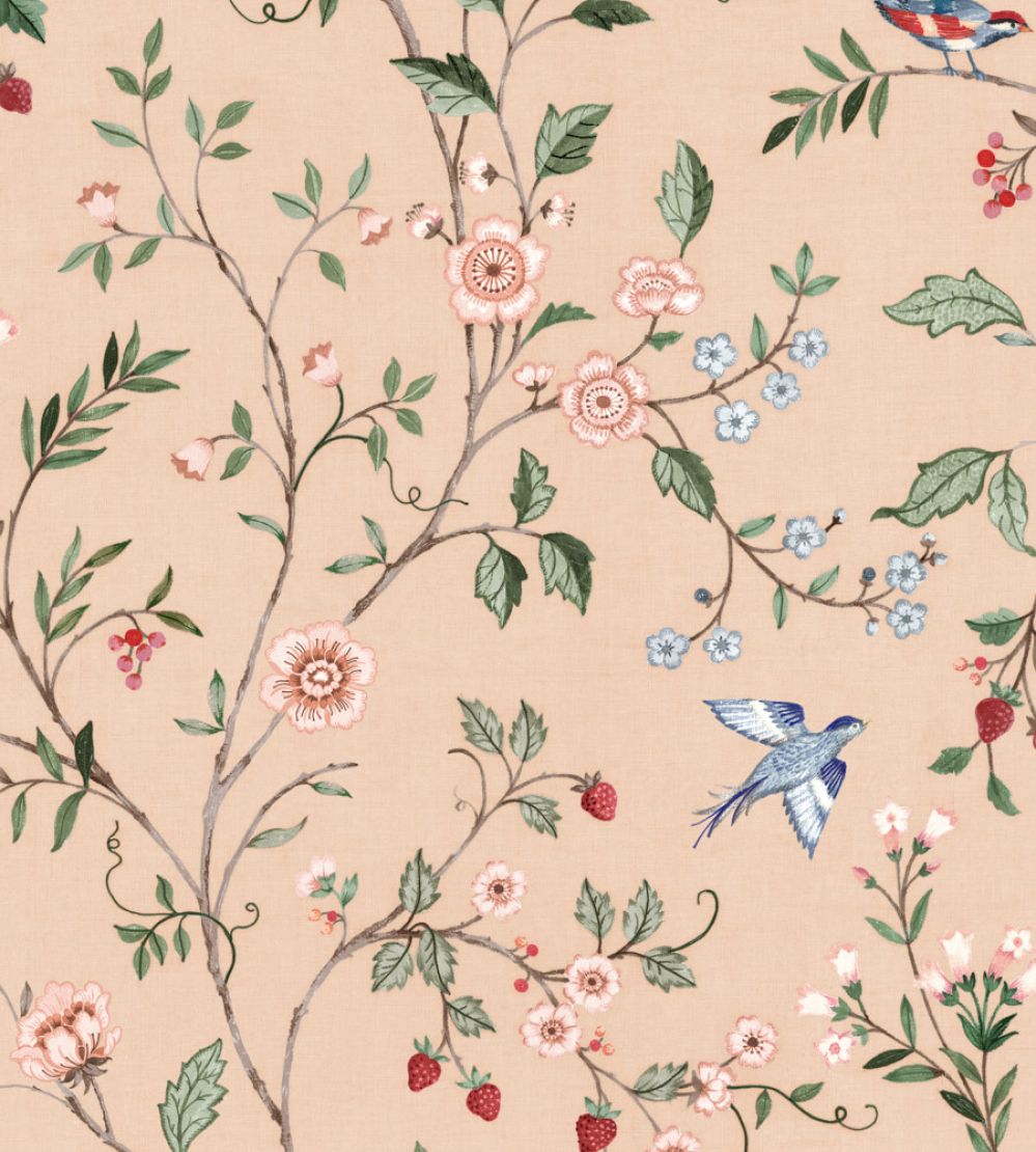 Bucolic Wallpaper by Coordonne Peach