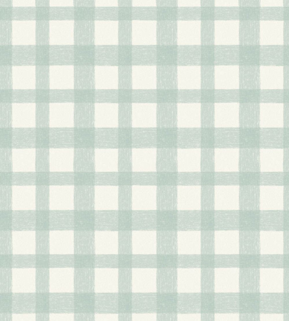 Buffalo Plaid Wallpaper by Woodchip & Magnolia Eau De Nil