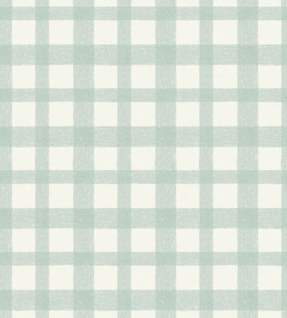 Buffalo Plaid Wallpaper by Woodchip & Magnolia Eau De Nil