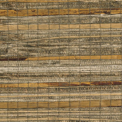 Bungalow Bark Grasscloth Wallpaper by Phillip Jeffries in Golden Harvest (PJ 32001)