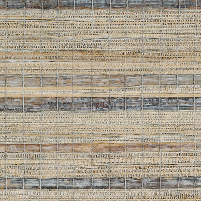 Bungalow Bark Grasscloth Wallpaper by Phillip Jeffries in Sand Shimmer (PJ 32003)