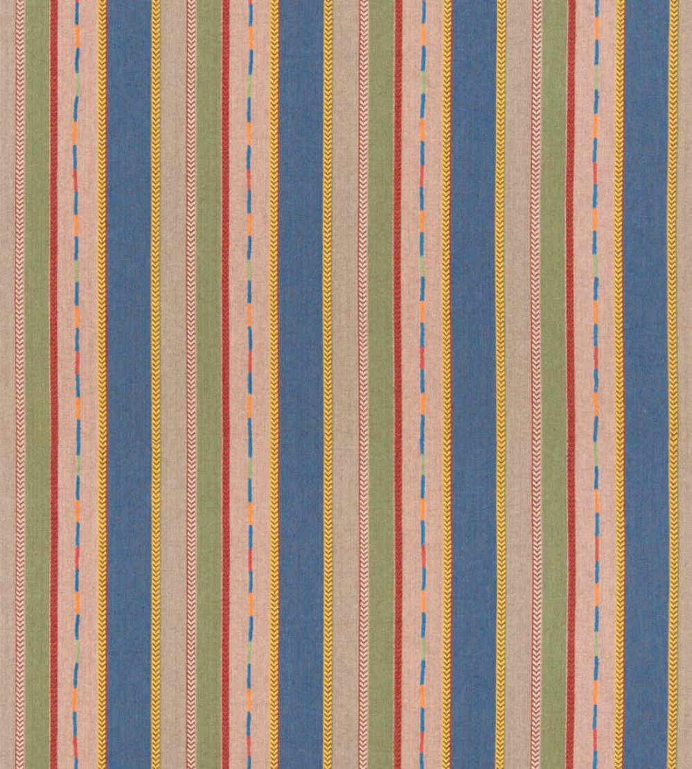 Bunty Fabric by GP & J Baker Blue/Green