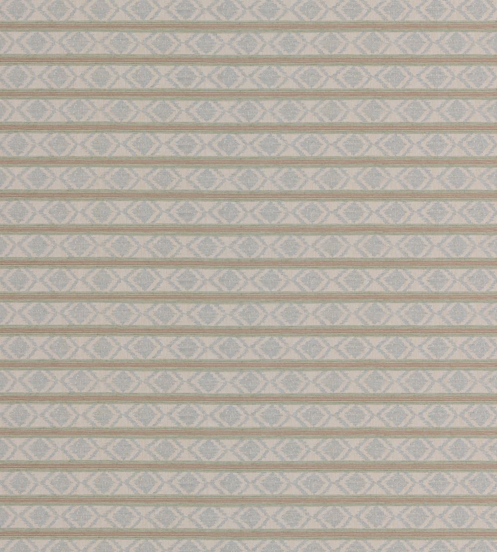 Burford Stripe Fabric by GP & J Baker Aqua