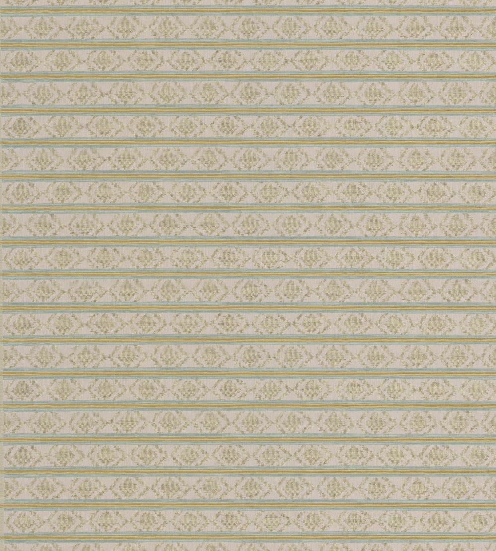Burford Stripe Fabric by GP & J Baker Aqua/Green
