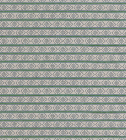 Burford Stripe Fabric by GP & J Baker Blue/Green