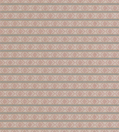 Burford Stripe Fabric by GP & J Baker Coral/Aqua
