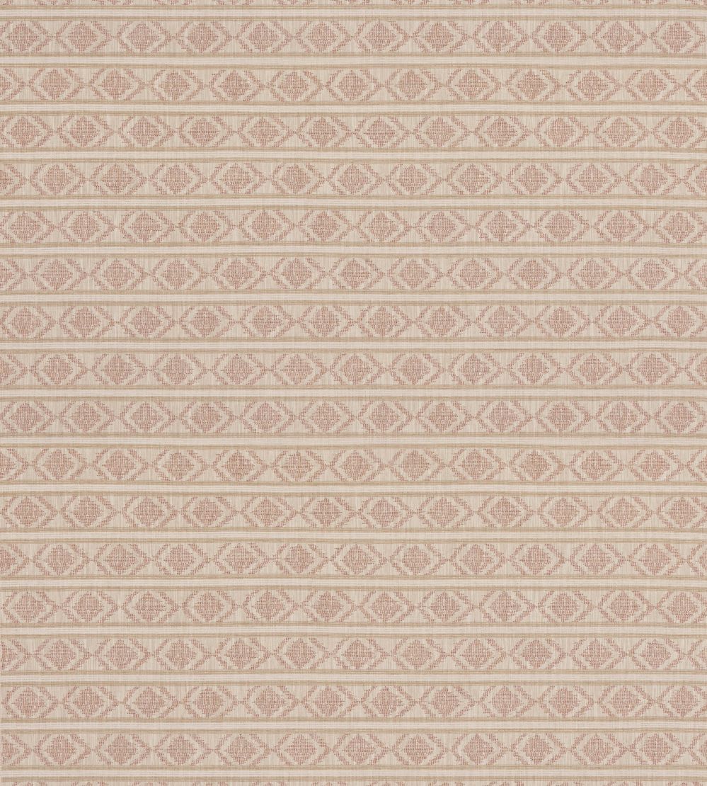 Burford Stripe Fabric by GP & J Baker Coral