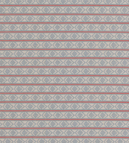 Burford Stripe Fabric by GP & J Baker Red/Blue