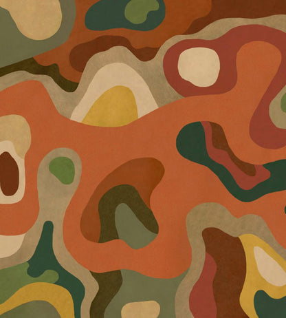 Burle Mural by Tres Tintas Terracotta