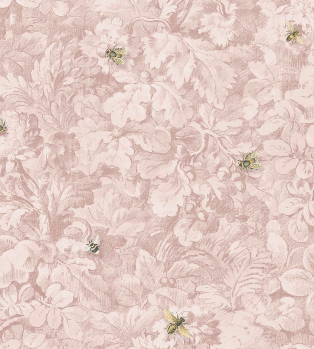 Busy Bee Wallpaper by Woodchip & Magnolia Blush