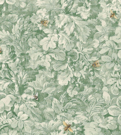 Busy Bee Wallpaper by Woodchip & Magnolia Moss Green