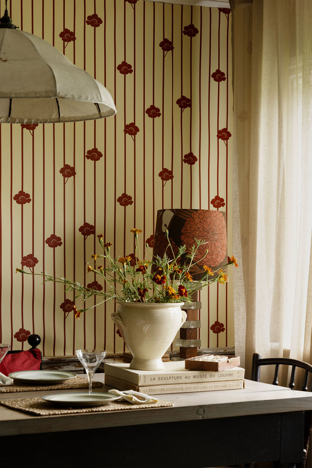 Buttercream Wallpaper by Studio Lisa Bengtsson in Original, detail view