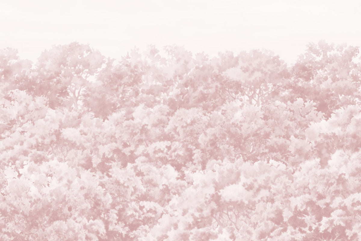 Buttonwood Pink mural by Hovia