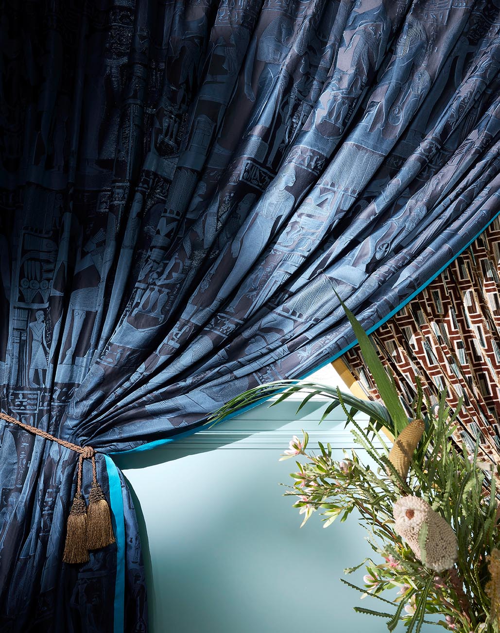 Byblos Fabric by Pierre Frey shown in a room setting (view 1)