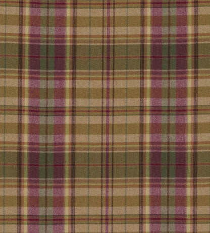 Byron Fabric by Sanderson Caramel/Burgundy