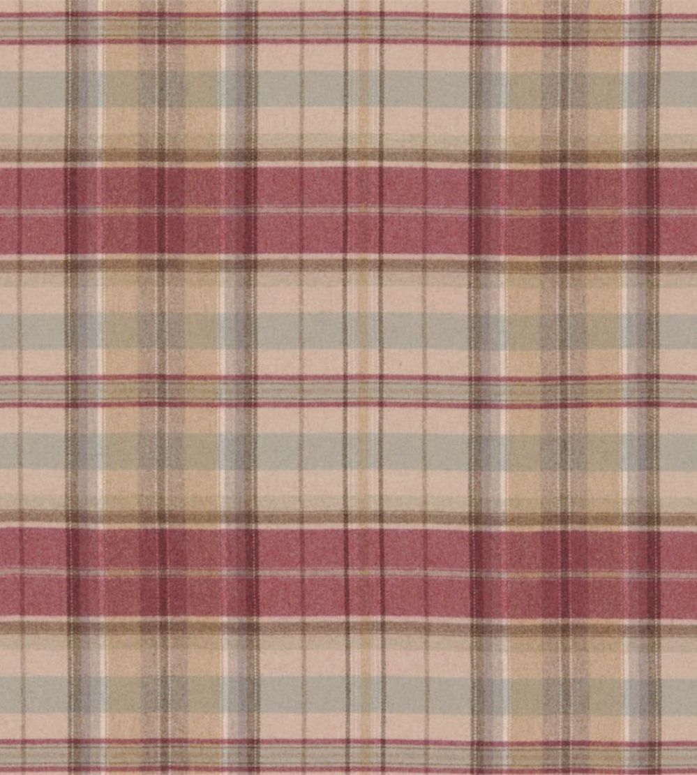 Byron Fabric by Sanderson Cherry/Biscuit