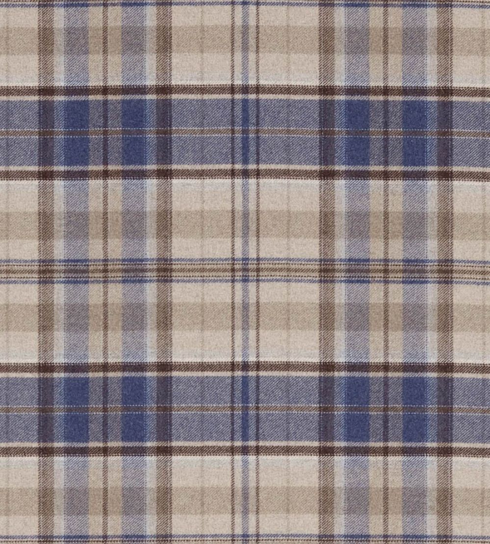 Byron Fabric by Sanderson Indigo/Stone