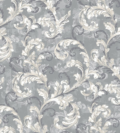 Byzantine Damask Wallpaper by Coordonne Pearl